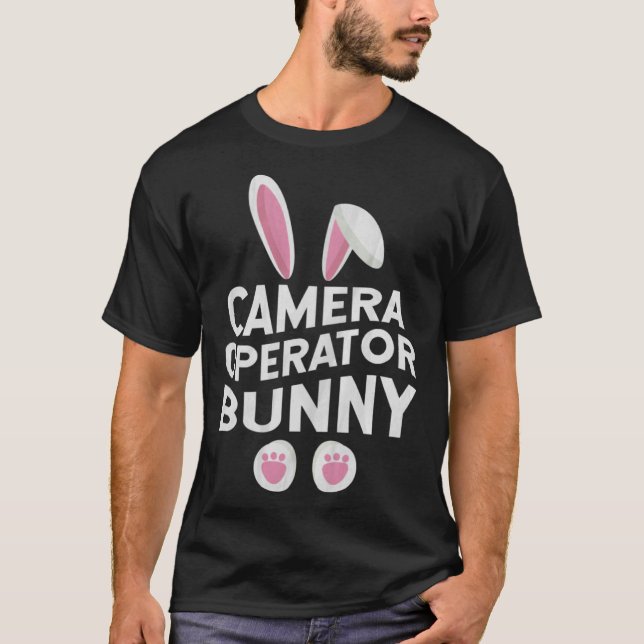 Camiseta Cute Matching Family Easter Day  Camera Operator B (Frente)
