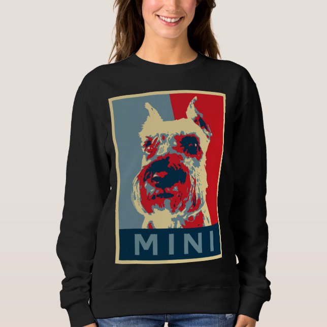 Camiseta Cute Miniature Schnauzer Election (Frente)