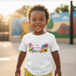 Camiseta Cute Monster Group 'Me and My Friends'