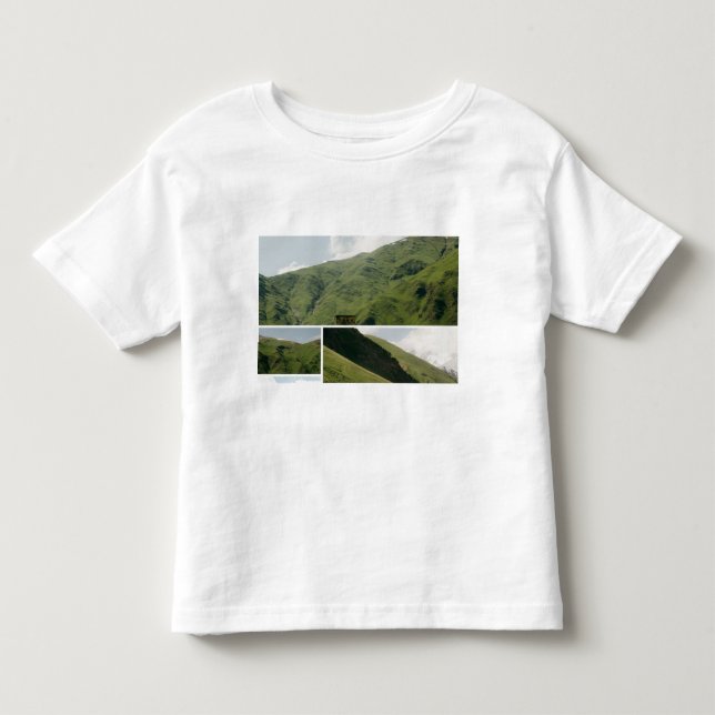 Camiseta cute mountain image (Frente)
