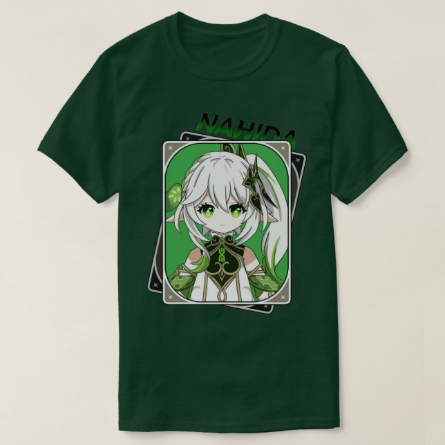 Camiseta Cute Nahida Genshin Impact Nahida (Frente do Design)