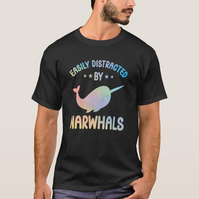 Camiseta Cute Narwhal Outfit for Narwhal Lovers Apparel Wom (Frente)