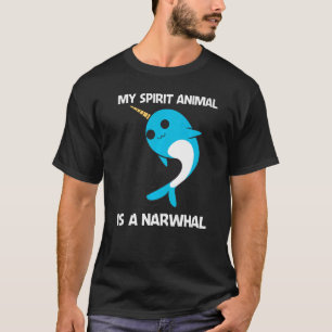 Camiseta Cute Narwhale Para Homens Narwhale Narwhal Tusk 5