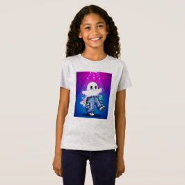 Camiseta Cute Neon Glow Kids Fantasmas