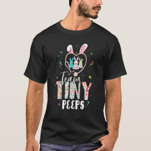 Camiseta Cute Nicu Picu L&d Enfermeira Páscoa Dia Estetoscó