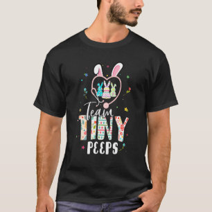 Camiseta Cute Nicu Picu L&d Enfermeira Páscoa Dia Estetoscó