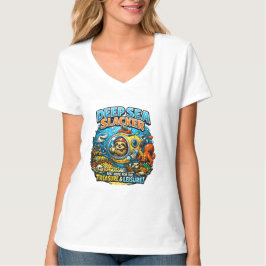 Camiseta Cute Ocean Adventure Humor, Funny Sloth Diving art
