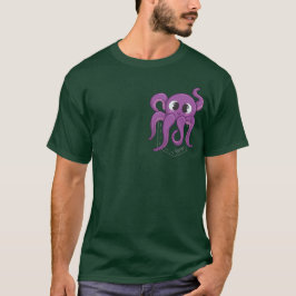 Camiseta Cute Octopus Pocket Dark