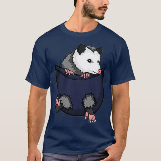 Camiseta Cute Oculm Pocket amante Cute Possum