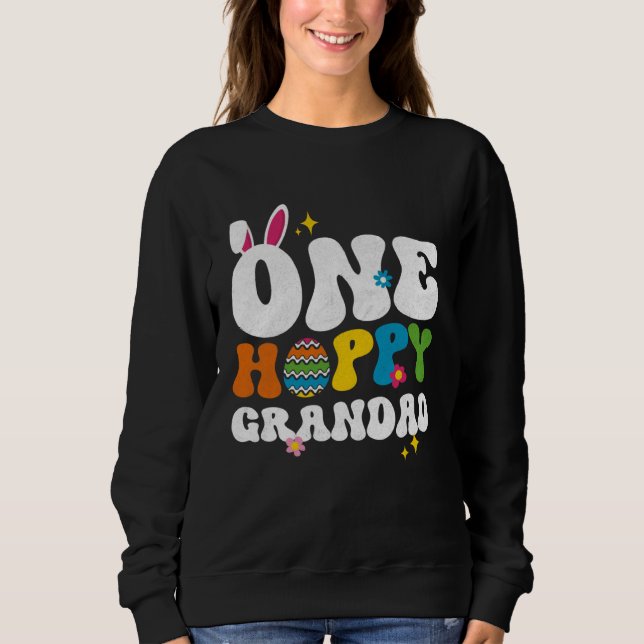 Camiseta Cute One Hoppy Grandad Bunny Easter Day Egg Bunny (Frente)