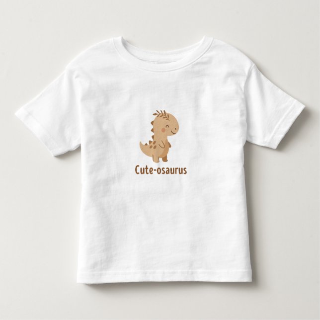 Camiseta Cute-osaurus – Adorable Dinosaur (Frente)