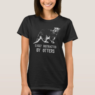 Camiseta Cute Otter Easily Distracted By Otters Costume Ott