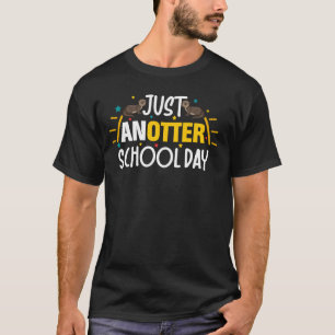 Camiseta Cute Otter Shirt Engraçado Estudante Universitário