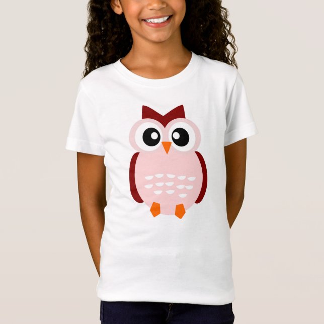 CAMISETA CUTE OWL (Frente)
