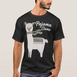 Camiseta Cute Pajama Llama Bed Time Llama Pajama Classic T-