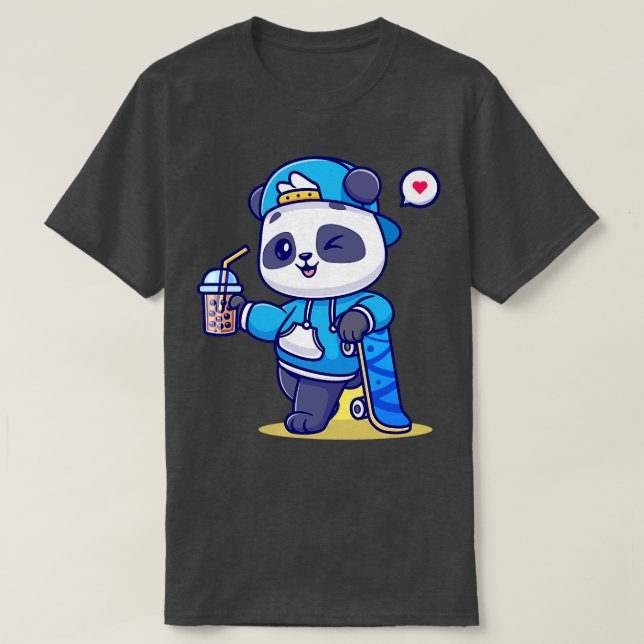 Camiseta Cute Panda 11 (Frente do Design)