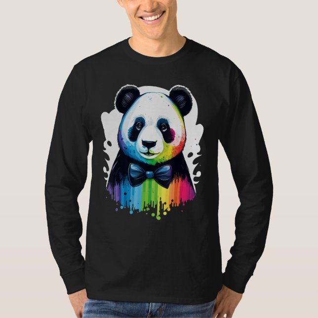 Camiseta Cute Panda  Animal on Panda 2 (Frente)