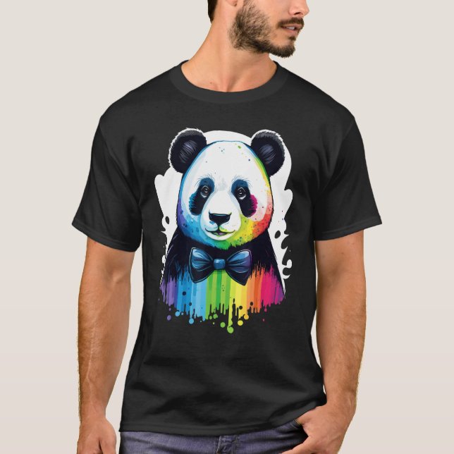 Camiseta Cute Panda  Animal on Panda 2 (Frente)