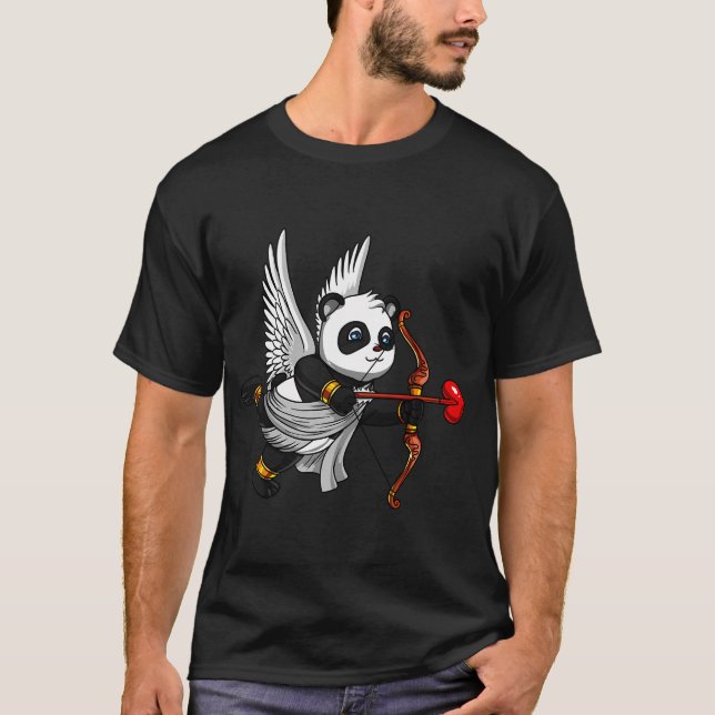 Camiseta Cute Panda Bear Cupido (Frente)