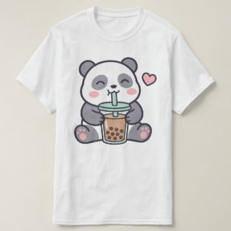 Camiseta Cute Panda Bubble Tea Value
