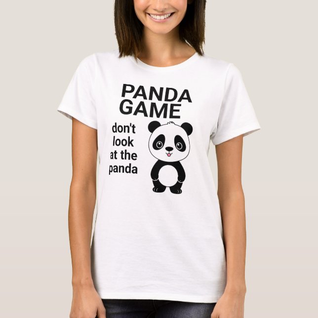 Camiseta Cute Panda Game Girls Women Kids Funny Kawaii Stuf (Frente)