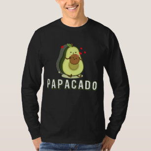 Camiseta Cute Papacado Papa Avocado Grande Gordura Pai Pai