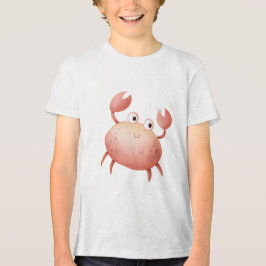 Camiseta Cute Pastel Crab Watercolor Illustration