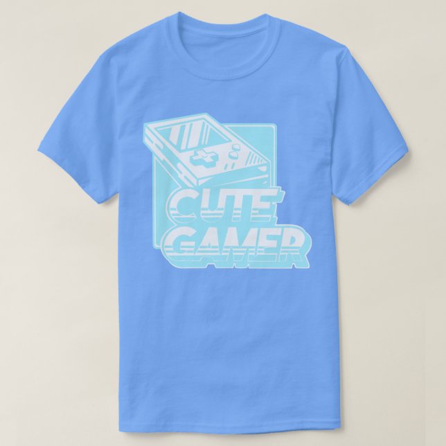 Camiseta cute pastel gamer (Frente do Design)
