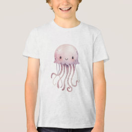 Camiseta Cute Pastel Jellyfish Watercolor