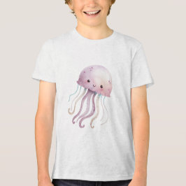 Camiseta Cute Pastel Jellyfish Watercolor Illustration