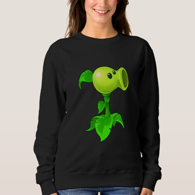 Camiseta Cute Peashooter Nostalgia Plants And Zombies Leaf  (Frente)