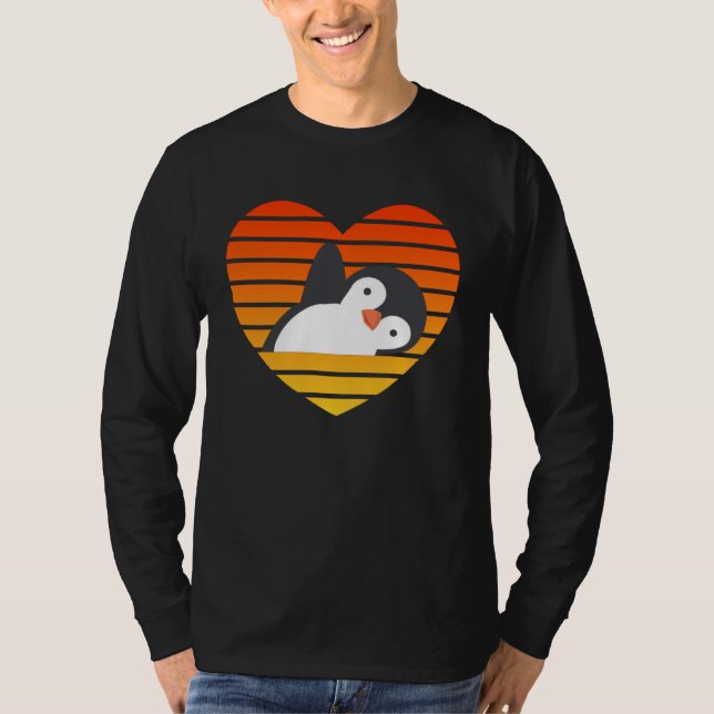 Camiseta Cute Penguin Adorable Penguin Penguin Love Kid s P (Frente)