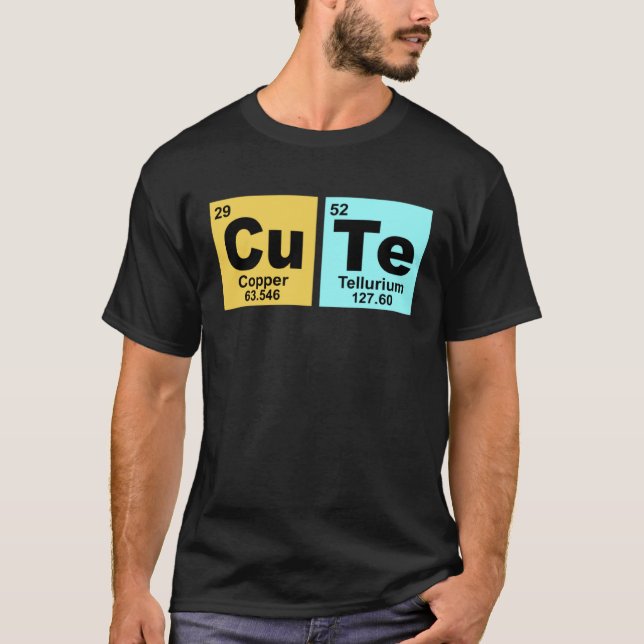Camiseta Cute Periodic Table for Chemistry Student (Frente)