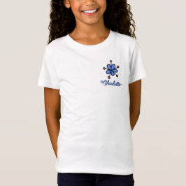 Camiseta Cute Periwinkle Flower Doodle Personalized