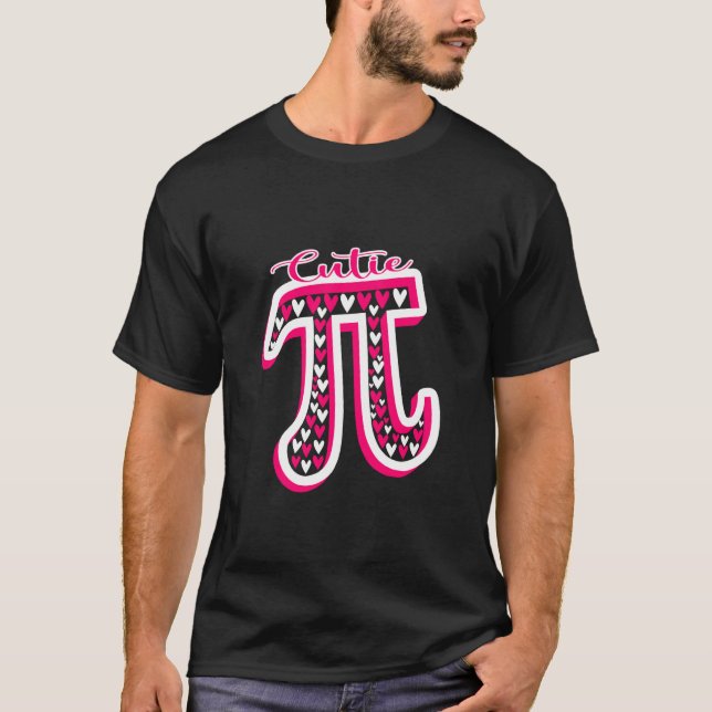 Camiseta Cute Pi Day Math Day Teacher Women girls Cutie Pi  (Frente)