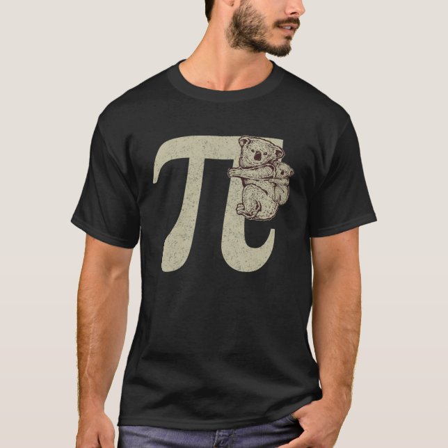 Camiseta Cute Pi Day Mathematics  Cutie Pie Baby Koala Love (Frente)