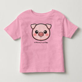 Camiseta Cute Pig Shirt Funny Oink Quote Kawaii Piggy