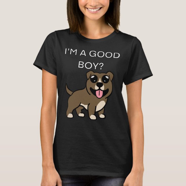 Camiseta Cute Pitbull (Frente)