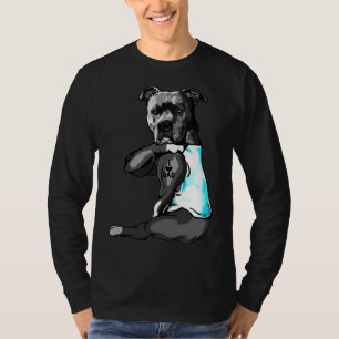 Camiseta Cute Pitbull Eu Adoro Pai