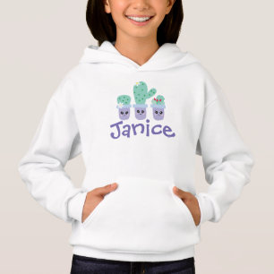 Camiseta Cute Plantas de Cactus Florais Caprichosas