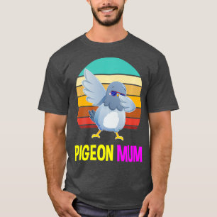 Camiseta Cute Pombo Engraçado Mãe Mãe Mãe Dão Presentes Mul
