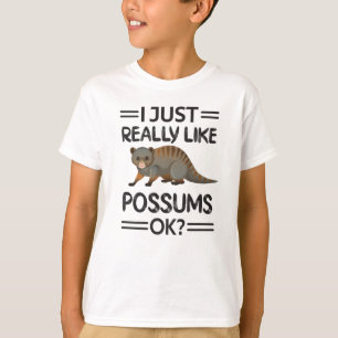 Camiseta Cute Possum Girl Ogambm Lover Possum Whisperer