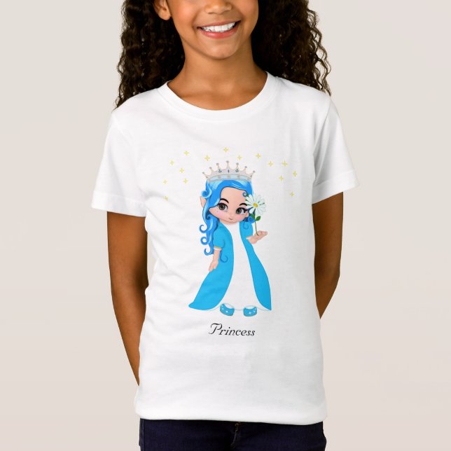 Camiseta Cute Princess & Stars (Frente)