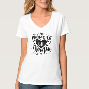 Camiseta Cute promoveu Nana word art