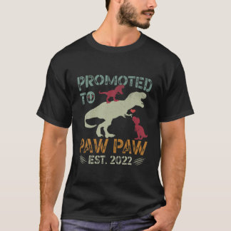 Camiseta Cute Promovido A Pata De Dinossauro Da Pata Da Pat