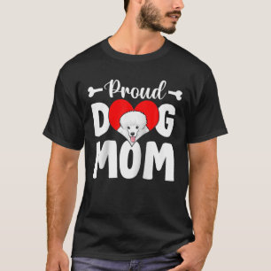 Camiseta Cute Proud Poodle Dog Mom Funny Mother's Day Ragla