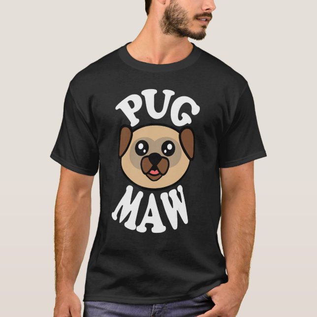 Camiseta Cute Pug Maw (Frente)