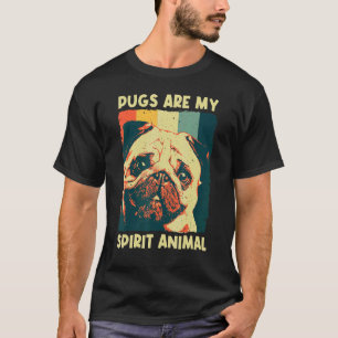 Camiseta Cute Pug Para Homens Mulheres Cão De Pet Cãozinho