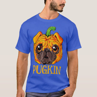 Camiseta Cute Pugkin Pug Pumpkint Halloween