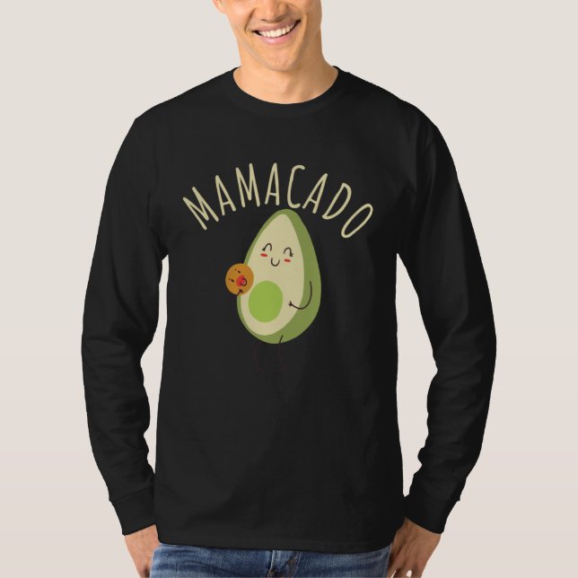 Camiseta Cute Pun Mamacado (Frente)